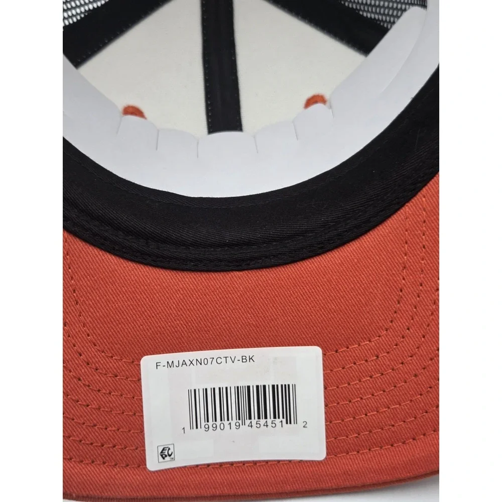 Youth Kids NFL Cincinnati Bengals Black/Orange Mesh Trucker Adjustable Hat New